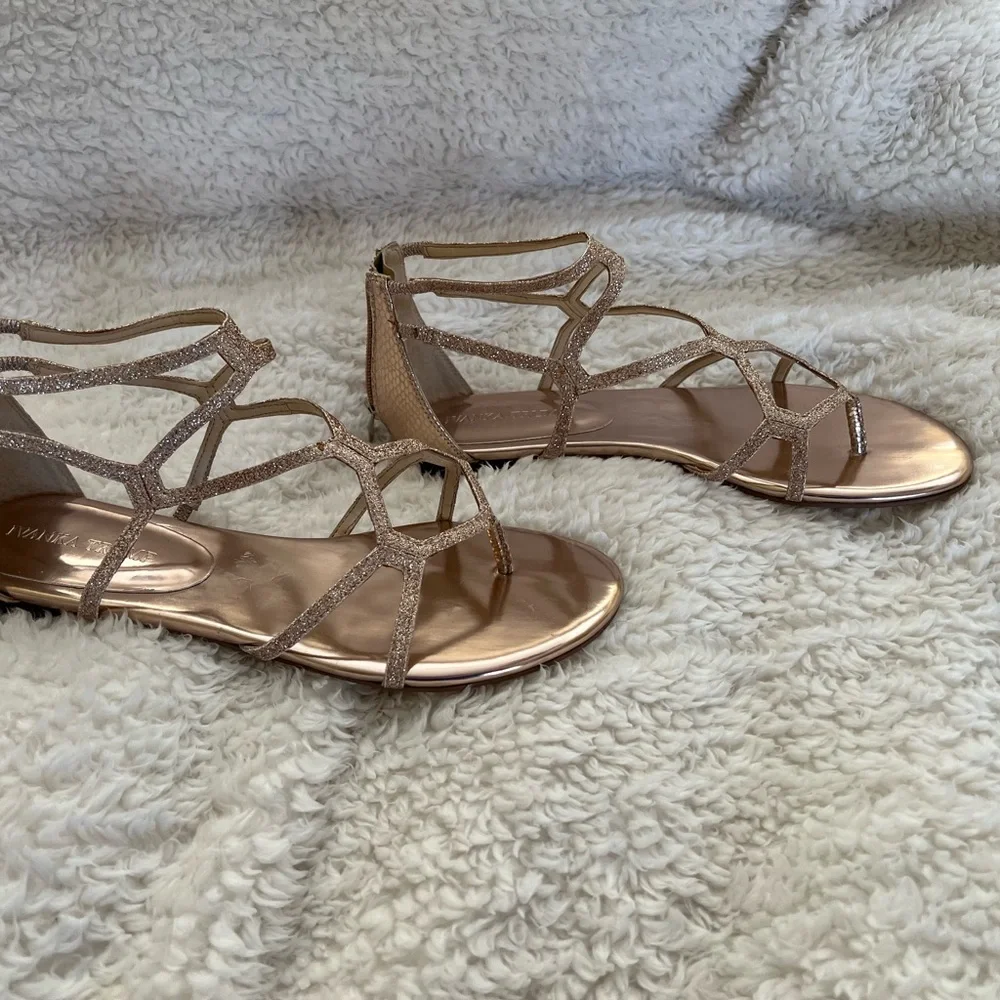 Ivanka Trump Brinze Strappy Sandals - Picture 3 of 6